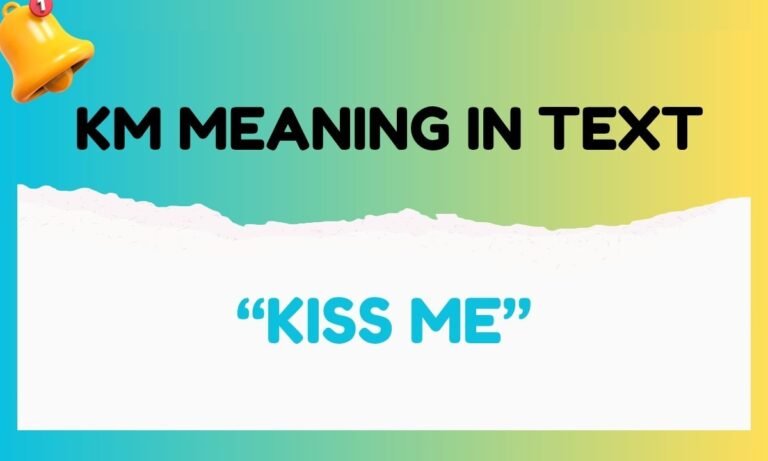 km meaning in text