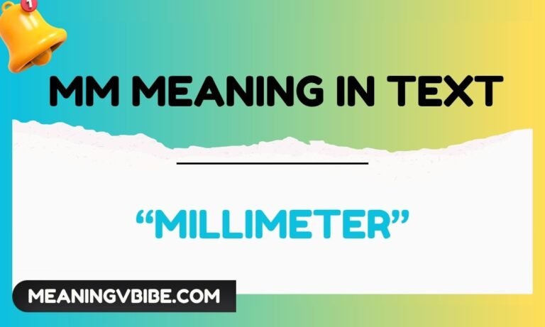 mm meaning in text