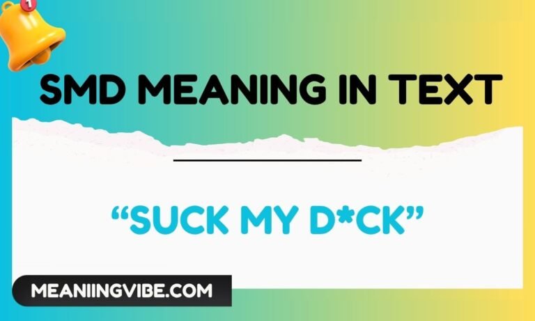 smd Meaning in Text.