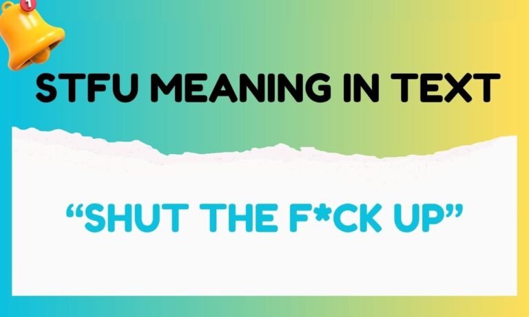 stfu meaning in text