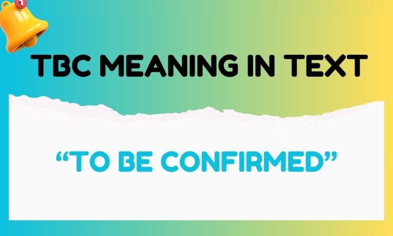 tbc meaning in text