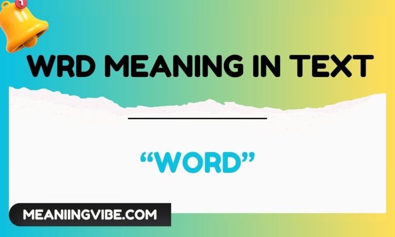 wrd Meaning in Text