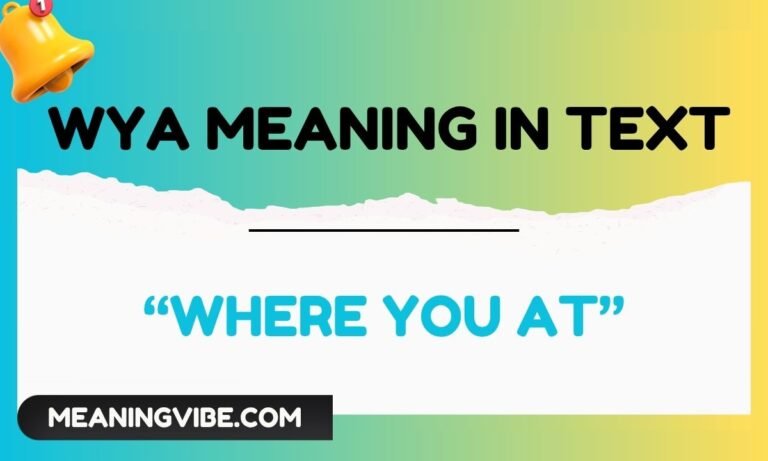 wya meaning in text
