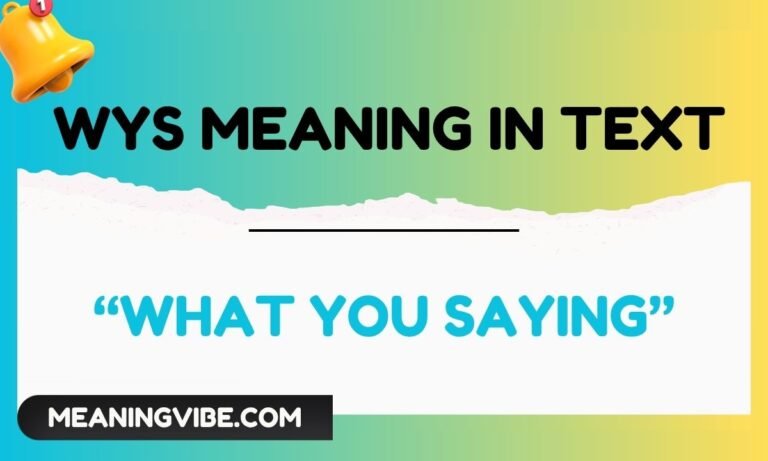 wys meaning in text