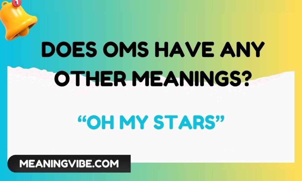 Does OMS Have Any Other Meanings