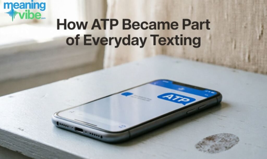 How ATP Became Part of Everyday Texting