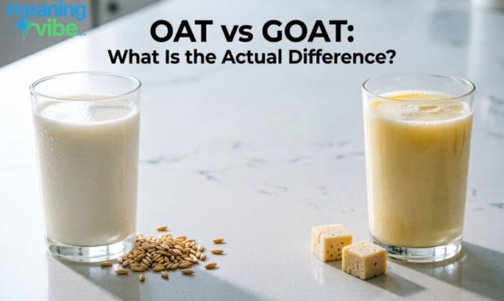 OAT vs GOAT What Is the Actual Difference
