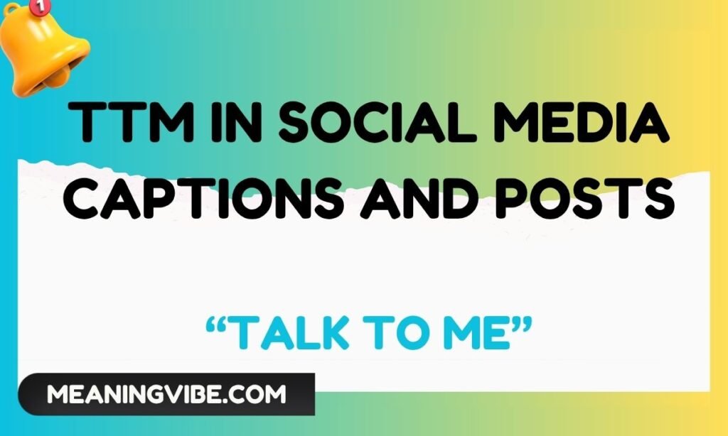 TTM in Social Media Captions and Posts