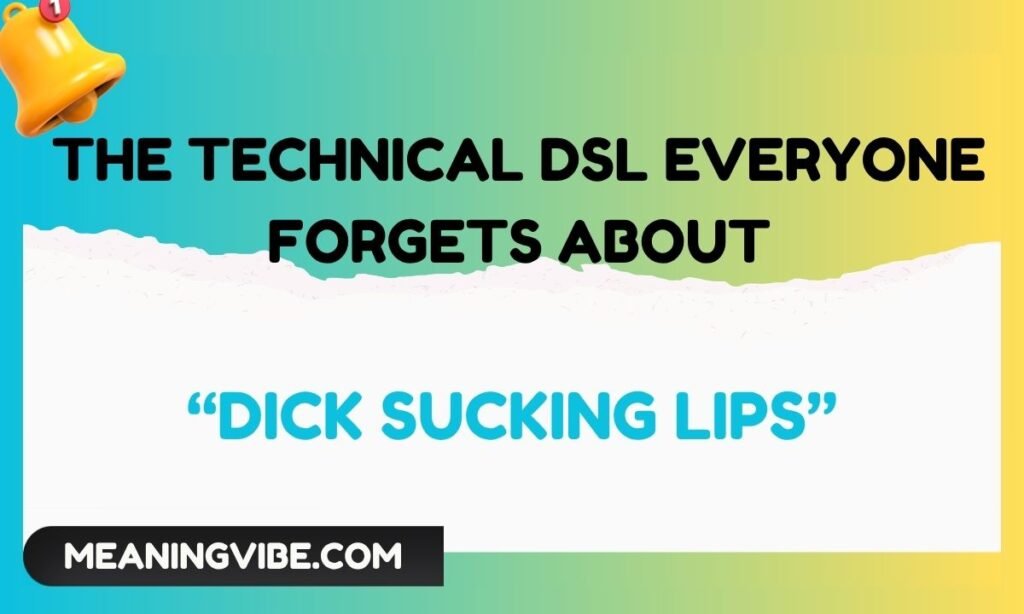 The Technical DSL Everyone Forgets About