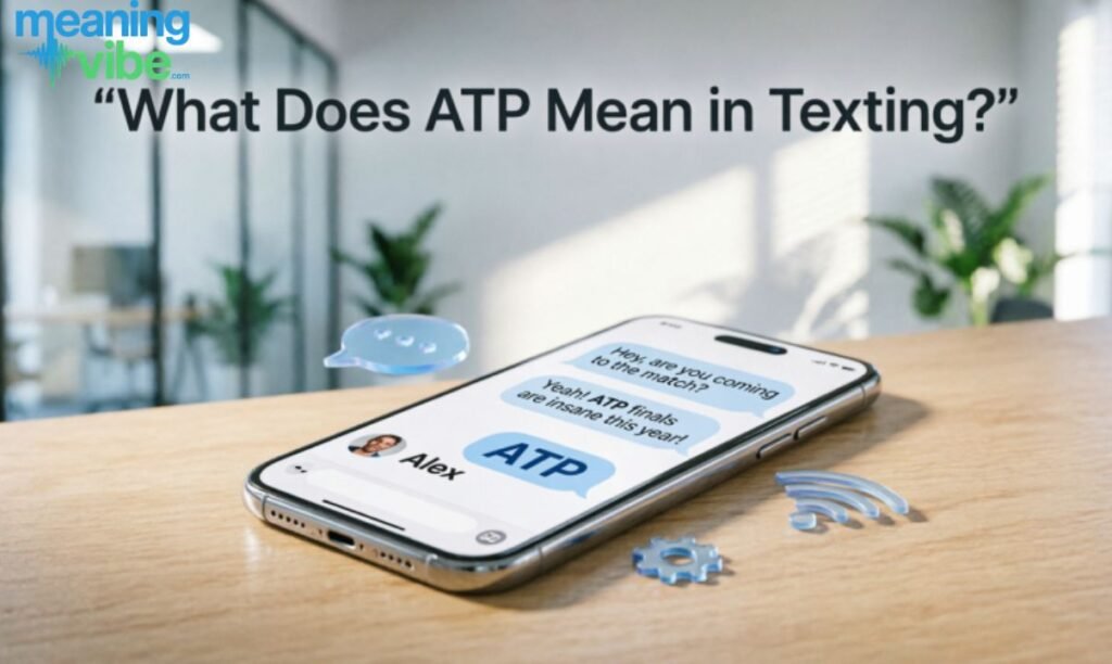 What Does ATP Mean in Texting
