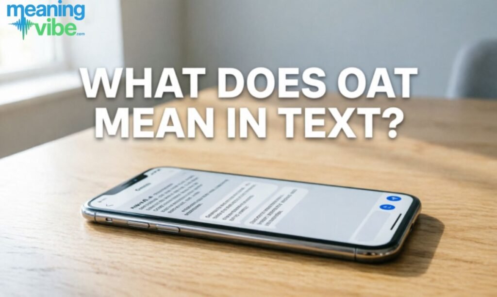 What Does OAT Mean in Text