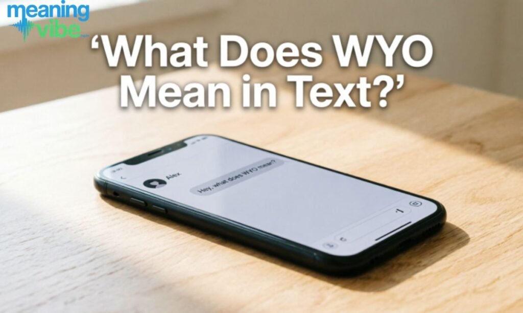 What Does WYO Mean in Text