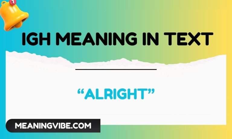 igh meaning in text