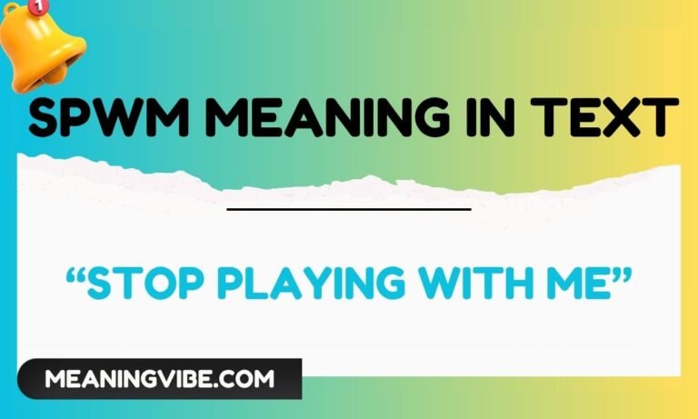 spwm meaning in text