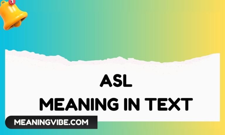 ASL Meaning in Text