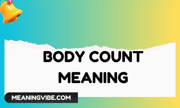 Body Count Meaning