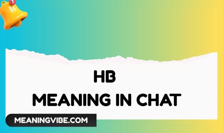 HB Meaning in Chat