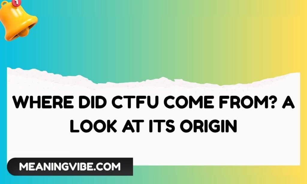 Where Did CTFU Come From A Look at Its Origin