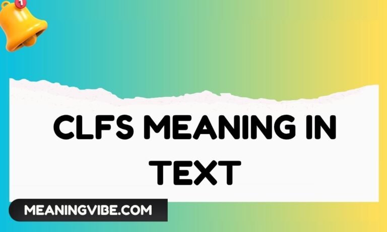 CLFS Meaning in Text