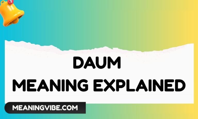 Daum Meaning Explained