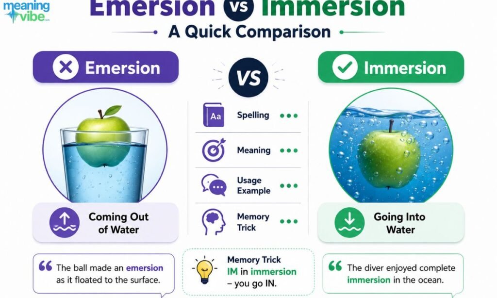 Emersion vs Immersion A Quick Comparison