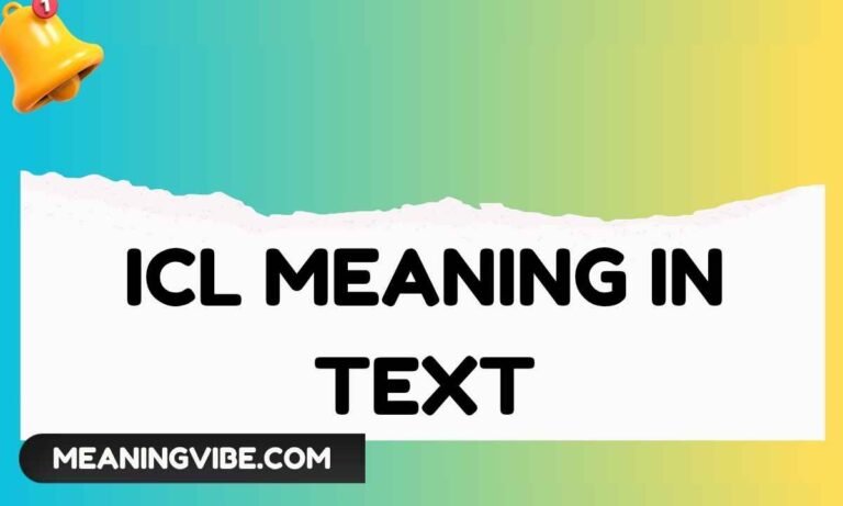 ICL Meaning in Text