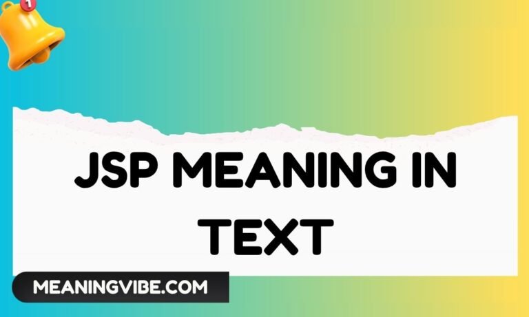 JSP Meaning in Text (2)