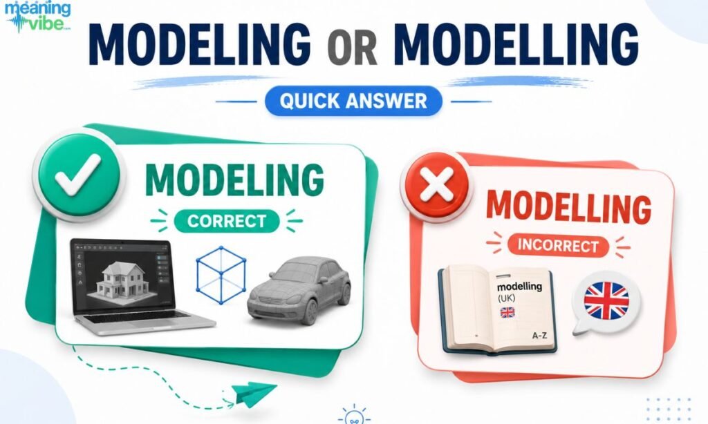 Modeling or Modelling – Quick Answer