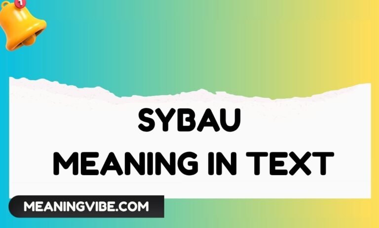 SYBAU Meaning in Text