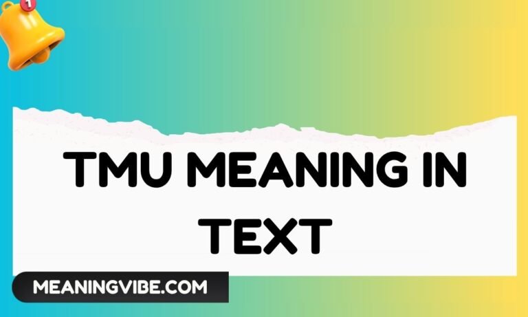 TMU Meaning in Text
