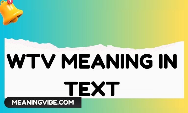 WTV Meaning in Text