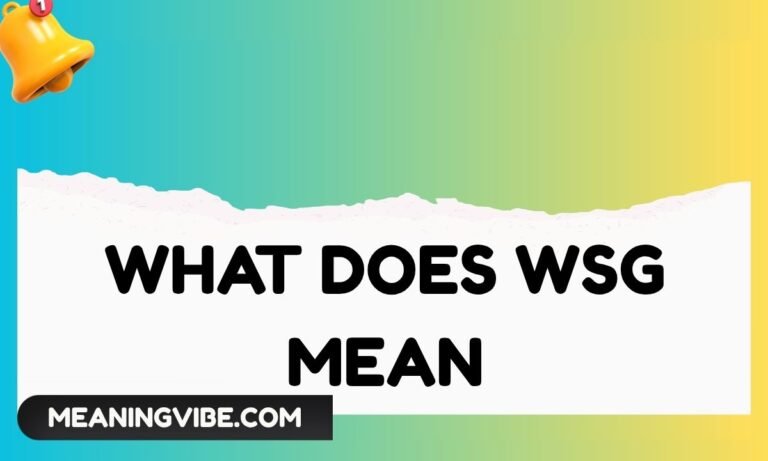 What Does WSG Mean (1)