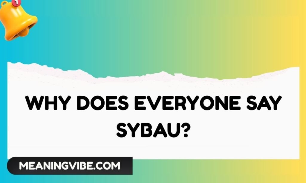 Why Does Everyone Say Sybau