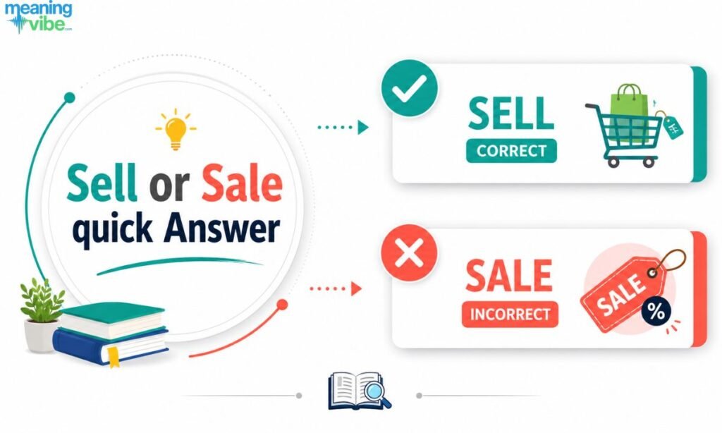 Why Sell or Sale Confuses So Many People (1)