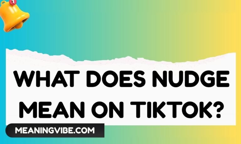 What Does Nudge Mean on TikTok