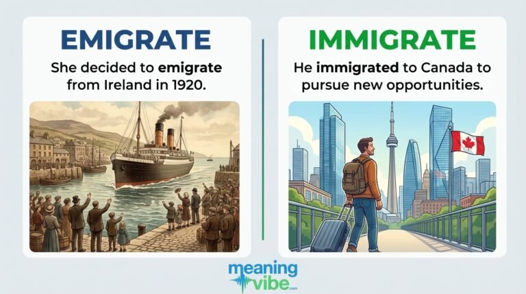 Emigrate vs Immigrate