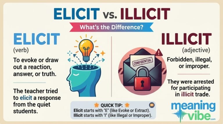 Elicit vs Illicit