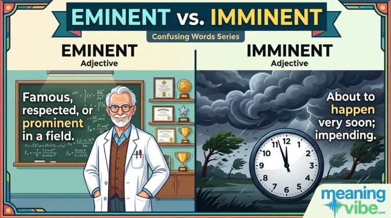 Eminent vs Imminent