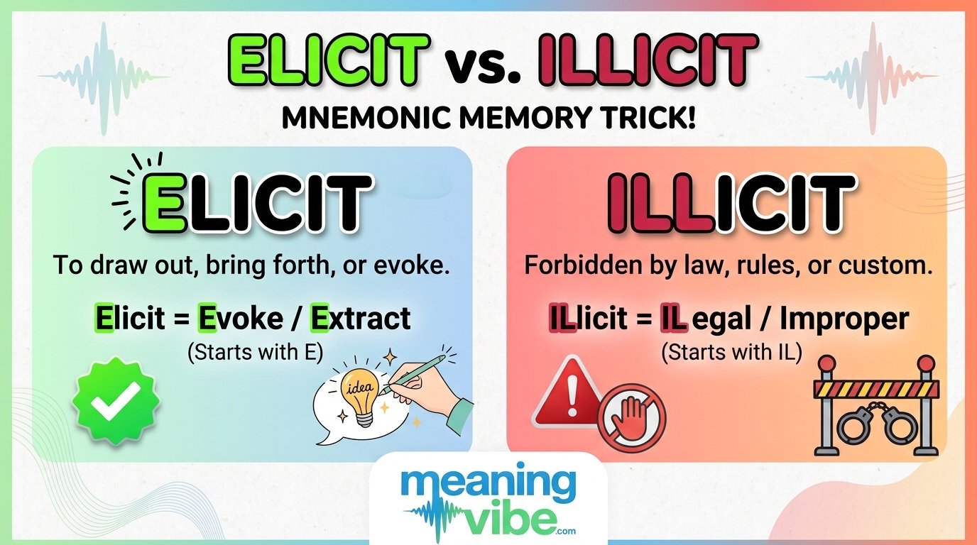 Elicit vs Illicit