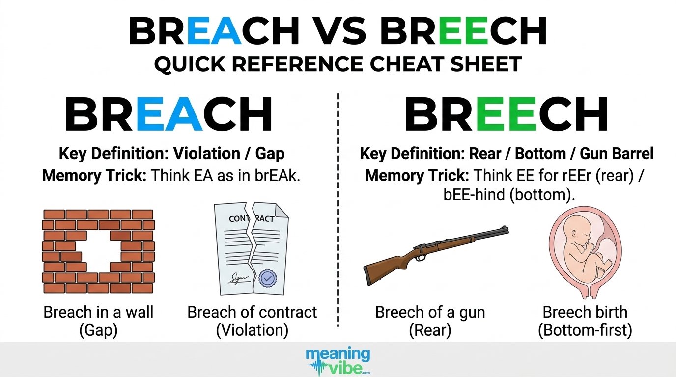 Breach vs Breech