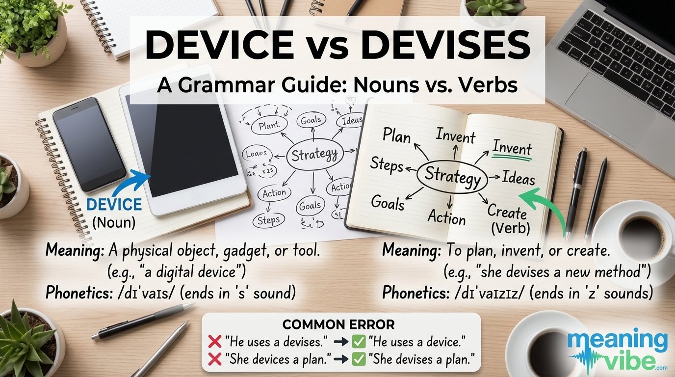 Device vs Devises