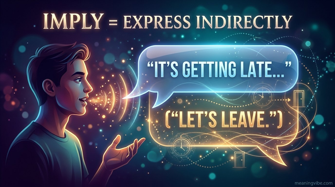 Imply vs Infer: The Speaker Implies, the Listener Infers
