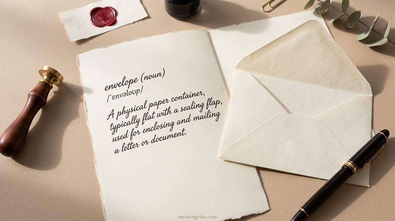 Envelop vs Envelope: The One Letter Difference Between the Action and the Paper