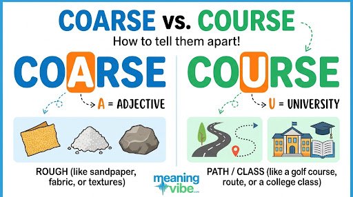 Coarse vs Course